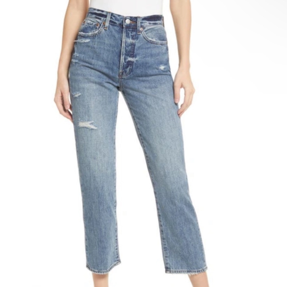 Pistola Charlie High Waist Straight Leg Jeans